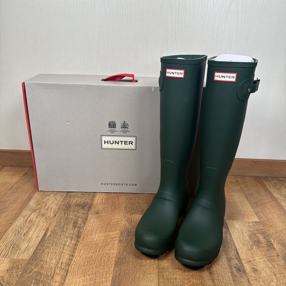 Hunter Shoes - Hunter Original Tall Rainboots Green US Size 9 Women’s Boots NEW